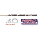 Argolas Hiro Jigging HI Power Assist Split Ring 10Pcs Nº2 120Kg Test (Cod.1019)